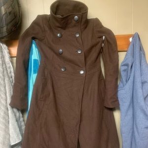 Old navy trench peacoat